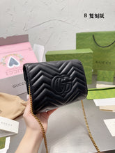 Load image into Gallery viewer, GC558 GG Marmont Chain Wallet / 8"W x 5"H x 1.5"D