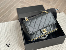 Load image into Gallery viewer, CC893 CC Flap Handbag / 6 × 9.9 × 2.5 in