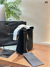 Load image into Gallery viewer, YSK368 LE 5 À 7 Supple Small IN Suede / 9 x 8.7 x 3.3 inches