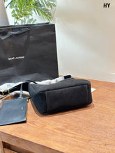 Load image into Gallery viewer, YSK368 LE 5 À 7 Supple Small IN Suede / 9 x 8.7 x 3.3 inches