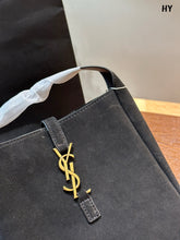 Load image into Gallery viewer, YSK368 LE 5 À 7 Supple Small IN Suede / 9 x 8.7 x 3.3 inches