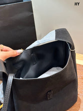 Load image into Gallery viewer, YSK368 LE 5 À 7 Supple Small IN Suede / 9 x 8.7 x 3.3 inches