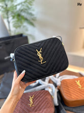 Load image into Gallery viewer, YSK367 LOU Camera Bag in Suede / 9 x 6.2 x 2.3 INCHES