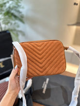 Load image into Gallery viewer, YSK367 LOU Camera Bag in Suede / 9 x 6.2 x 2.3 INCHES