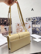Load image into Gallery viewer, DR282 30 Montaigne East-West Bag with Chain / 8.5 x 4.5 x 2.5 inches