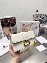 Load image into Gallery viewer, DR282 30 Montaigne East-West Bag with Chain / 8.5 x 4.5 x 2.5 inches