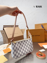 Load image into Gallery viewer, LB838 Damier Azur Pochette / 9x5.1x1.2inch