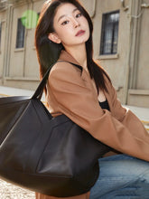 Load image into Gallery viewer, YSK434 Y Tote in Leather / 14.6 " x 12.6" x 2.8–8.7" / HIGHEST QUALITY VERSION