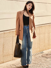 Load image into Gallery viewer, YSK435 Y Tote in Leather / 14.6 " x 12.6" x 2.8–8.7" / HIGHEST QUALITY VERSION