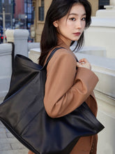 Load image into Gallery viewer, YSK434 Y Tote in Leather / 14.6 " x 12.6" x 2.8–8.7" / HIGHEST QUALITY VERSION