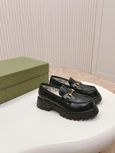 Load image into Gallery viewer, SE1513 GUCCI Women's Lug Sole Loafer with Horsebit/ Size5-11