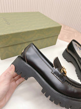 Load image into Gallery viewer, SE1513 GUCCI Women's Lug Sole Loafer with Horsebit/ Size5-11