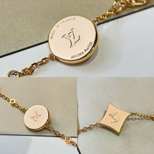 Load image into Gallery viewer, JW1018 LV Color Blossom BB Sun Ear Stud/Bracelet, Pink Gold and Cornelian