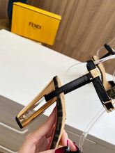 Load image into Gallery viewer, SE1169 FF Delfina Brown Fabric High-heeled Sandals / Size4-12