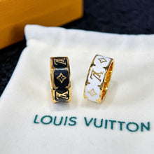 Load image into Gallery viewer, JW1019 LV Nanogram Enamel Ring / Size7/8/9