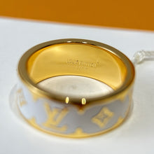 Load image into Gallery viewer, JW1019 LV Nanogram Enamel Ring / Size7/8/9