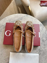 Load image into Gallery viewer, SE1738 Women's GG Crystal Gucci Horsebit Ballet Flat / Size5-11