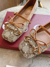 Load image into Gallery viewer, SE1738 Women's GG Crystal Gucci Horsebit Ballet Flat / Size5-11