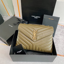 Load image into Gallery viewer, YSK269 Medium Loulou in Quilted Leather / HIGHEST QUALITY VERSION / 12.5 x 8.6 x 3.5 INCHES