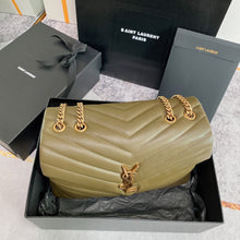 Load image into Gallery viewer, YSK269 Medium Loulou in Quilted Leather / HIGHEST QUALITY VERSION / 12.5 x 8.6 x 3.5 INCHES