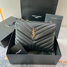 Load image into Gallery viewer, YSK268 Medium Loulou in Quilted Leather / HIGHEST QUALITY VERSION / 12.5 x 8.6 x 3.5 INCHES