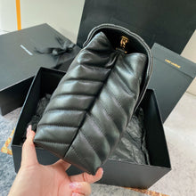 Load image into Gallery viewer, YSK270 Medium Loulou in Quilted Leather / HIGHEST QUALITY VERSION / 12.5 x 8.6 x 3.5 INCHES