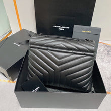 Load image into Gallery viewer, YSK271 Medium Loulou in Quilted Leather / HIGHEST QUALITY VERSION / 12.5 x 8.6 x 3.5 INCHES