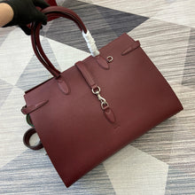 Load image into Gallery viewer, GC696 Large Tote Bag with Hook Closure / 19.7"W x 13.8"H x 6.3"D / HIGHEST QUALITY VERSION