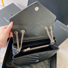 Load image into Gallery viewer, YSK272 Medium Loulou in Quilted Leather / HIGHEST QUALITY VERSION / 12.5 x 8.6 x 3.5 INCHES