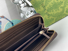 Load image into Gallery viewer, GC608 Ophidia GG Zip Around Wallet / 7.5"W x 4.5"H x 1"D