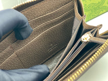 Load image into Gallery viewer, GC608 Ophidia GG Zip Around Wallet / 7.5"W x 4.5"H x 1"D