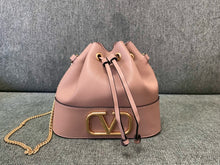 Load image into Gallery viewer, VLTN090 Mini Bucket Bag / W7.8xH6.6xD3.3 in / HIGHEST QUALITY VERSION