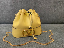 Load image into Gallery viewer, VLTN090 Mini Bucket Bag / W7.8xH6.6xD3.3 in / HIGHEST QUALITY VERSION