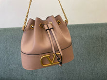 Load image into Gallery viewer, VLTN090 Mini Bucket Bag / W7.8xH6.6xD3.3 in / HIGHEST QUALITY VERSION