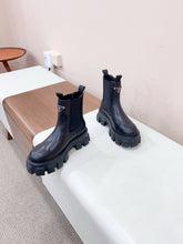 Load image into Gallery viewer, SE1514 PRADA Monolith Brushed Leather Chelsea Boots / Size5-10