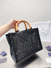 Load image into Gallery viewer, PD248 Small Leather Prada Symbole Bag / 11.8x9.4x3.7inch