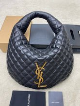 Load image into Gallery viewer, YSK440 ICARE Hobo in Quilted Nappa / 11.8–18.5" x 12" x 0.8–4.7" / HIGHEST QUALITY VERSION