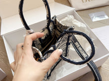 Load image into Gallery viewer, DR307 Mini Dior Book Tote Phone Bag/ 5 x 7 x 2 inches