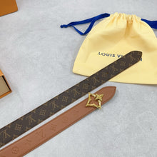 Load image into Gallery viewer, BL247 LV Flowergram 30mm Reversible Belt
