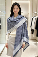 Load image into Gallery viewer, JW1434 Gucci 2026 Reversible Silk-Cashmere Square Scarf / 140×140 cm