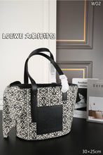Load image into Gallery viewer, LWE040 Basket Anagram Tote Bag / 11.8x9.8x6.3inch