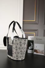 Load image into Gallery viewer, LWE040 Basket Anagram Tote Bag / 11.8x9.8x6.3inch