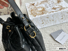 Load image into Gallery viewer, DR544 Small Dior Caro Bucket Bag / 8x9.5x3.5inches
