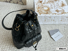 Load image into Gallery viewer, DR544 Small Dior Caro Bucket Bag / 8x9.5x3.5inches