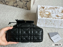 Load image into Gallery viewer, DR544 Small Dior Caro Bucket Bag / 8x9.5x3.5inches