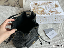Load image into Gallery viewer, DR544 Small Dior Caro Bucket Bag / 8x9.5x3.5inches