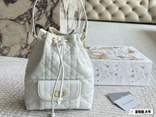 Load image into Gallery viewer, DR544 Small Dior Caro Bucket Bag / 8x9.5x3.5inches
