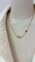 Load image into Gallery viewer, JW1441 Dior 26SS Gold-Tone CD Enamel Ladybug Necklace