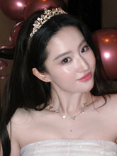 Load image into Gallery viewer, JW1442 Bvlgari Divas' Dream Necklace / 18K Gold Plated & Zirconia