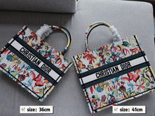 Load image into Gallery viewer, DR364 Medium/Large Dior Book Tote